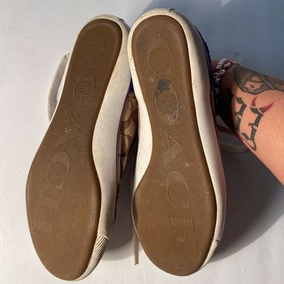 Coach sneakers with purple sequin trim - Picture 5 of 9